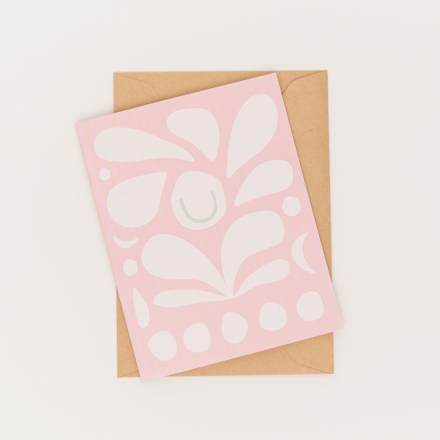 Smiley Thanks thank you card