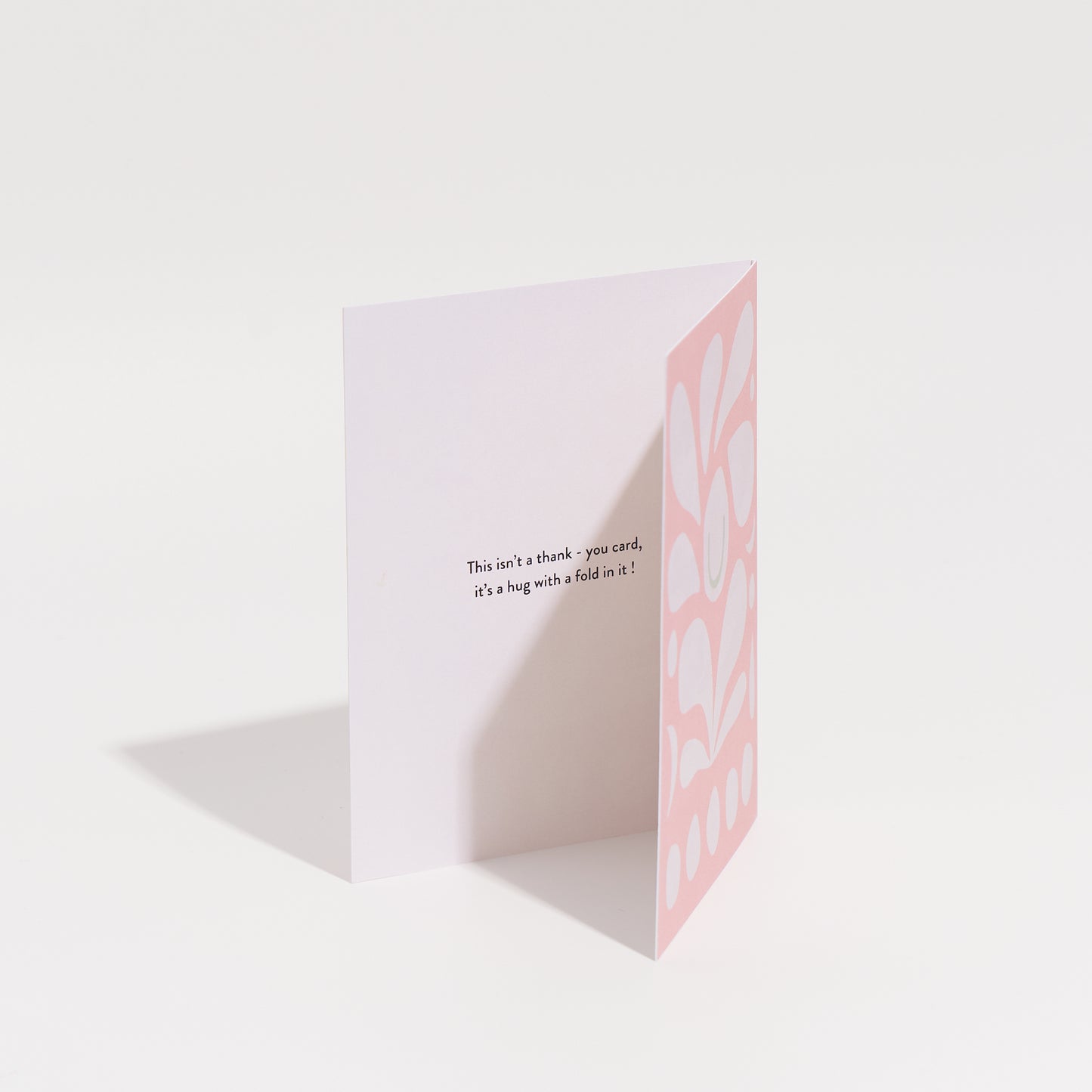 Smiley Thanks thank you card