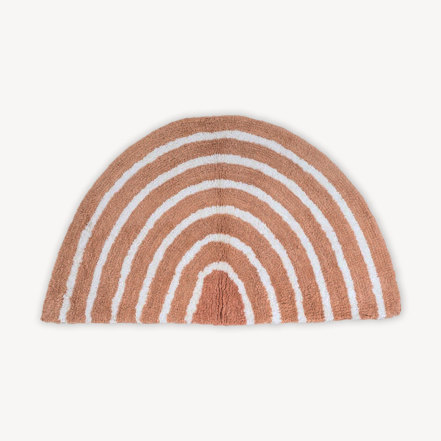 Peach Rainbow Bath Mat