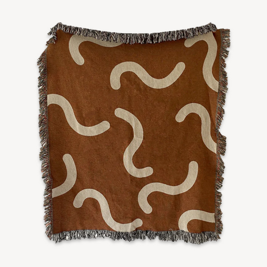 Rhythmic ripple sofa blanket