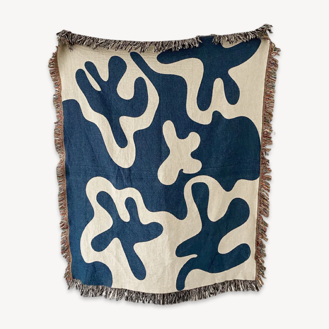 My vacation is casual and fun, sofa blanket