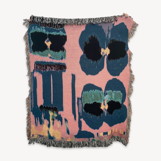 The Secret of Butterfly Shadow and Flower Language Sofa Blanket