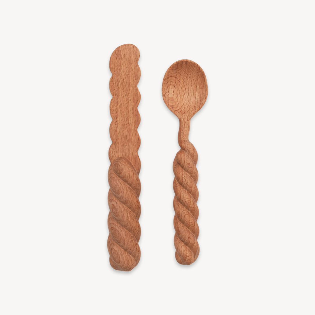 Sweet or savory rotating spatula set
