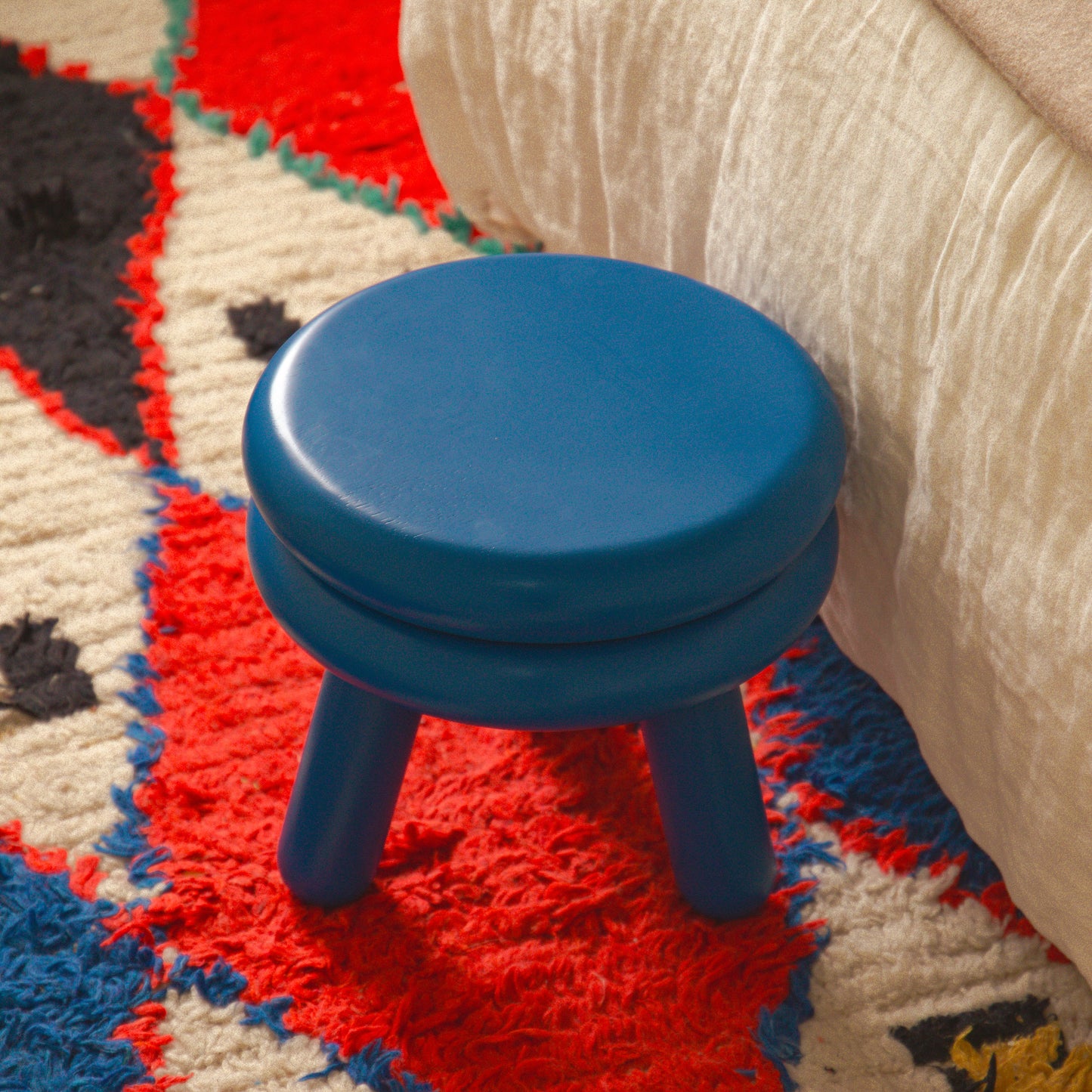 Pluma Stool Solid Wood Chair and Stool-Short