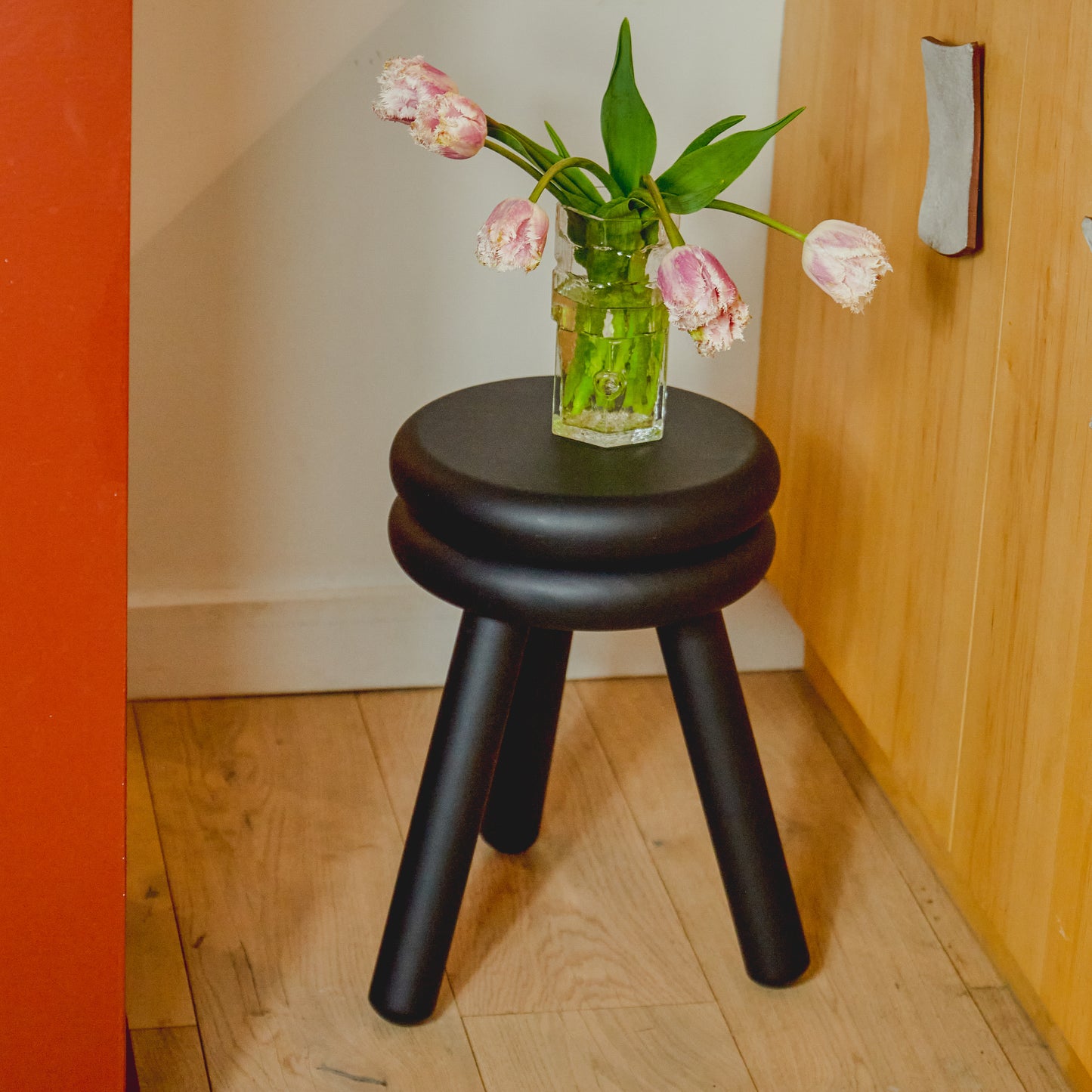 Pluma Stool solid wood chair and stool-high