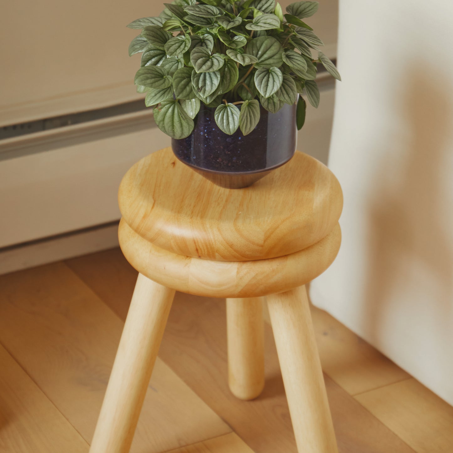 Pluma Stool solid wood chair and stool-high