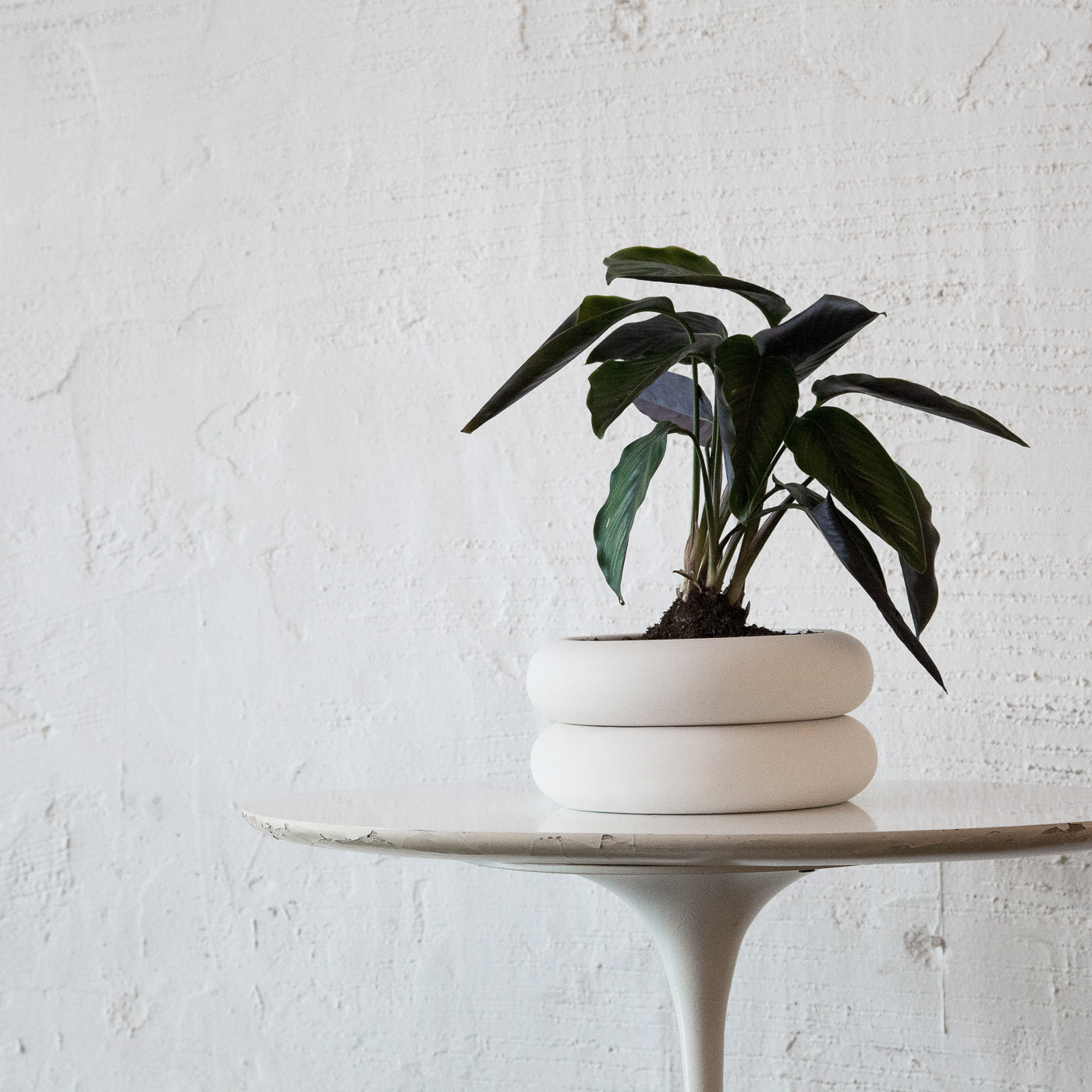 Stacked Stoneware Pots – Short