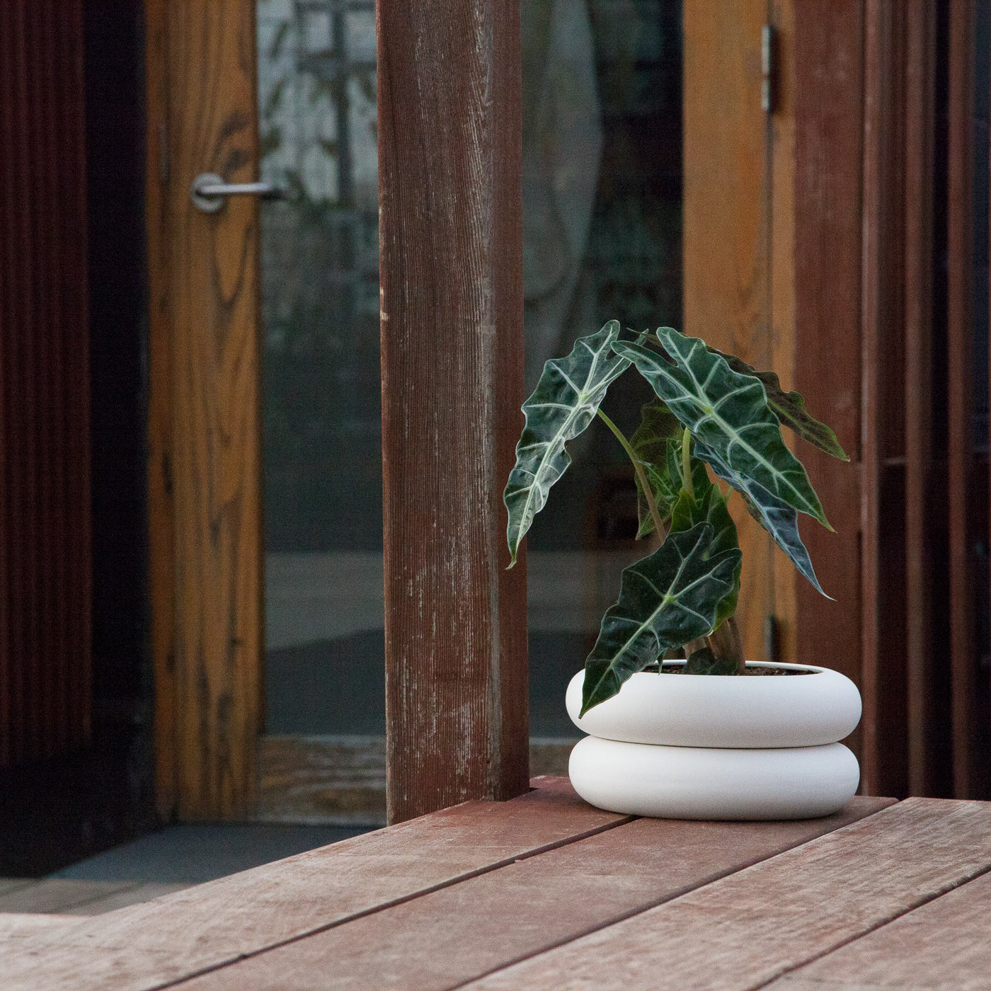 Stacked Stoneware Pots – Short