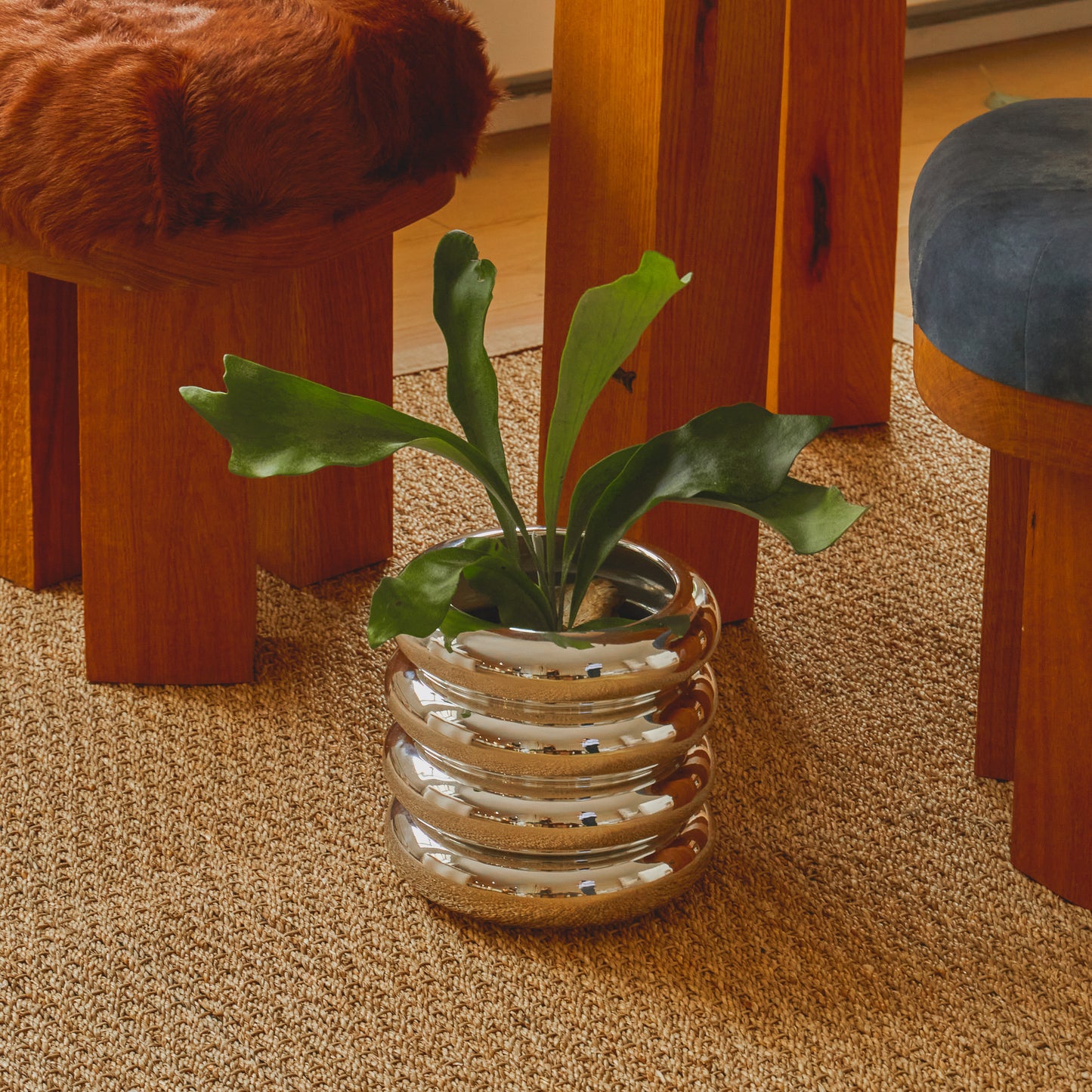 Layers of Stoneware Pots – Metal