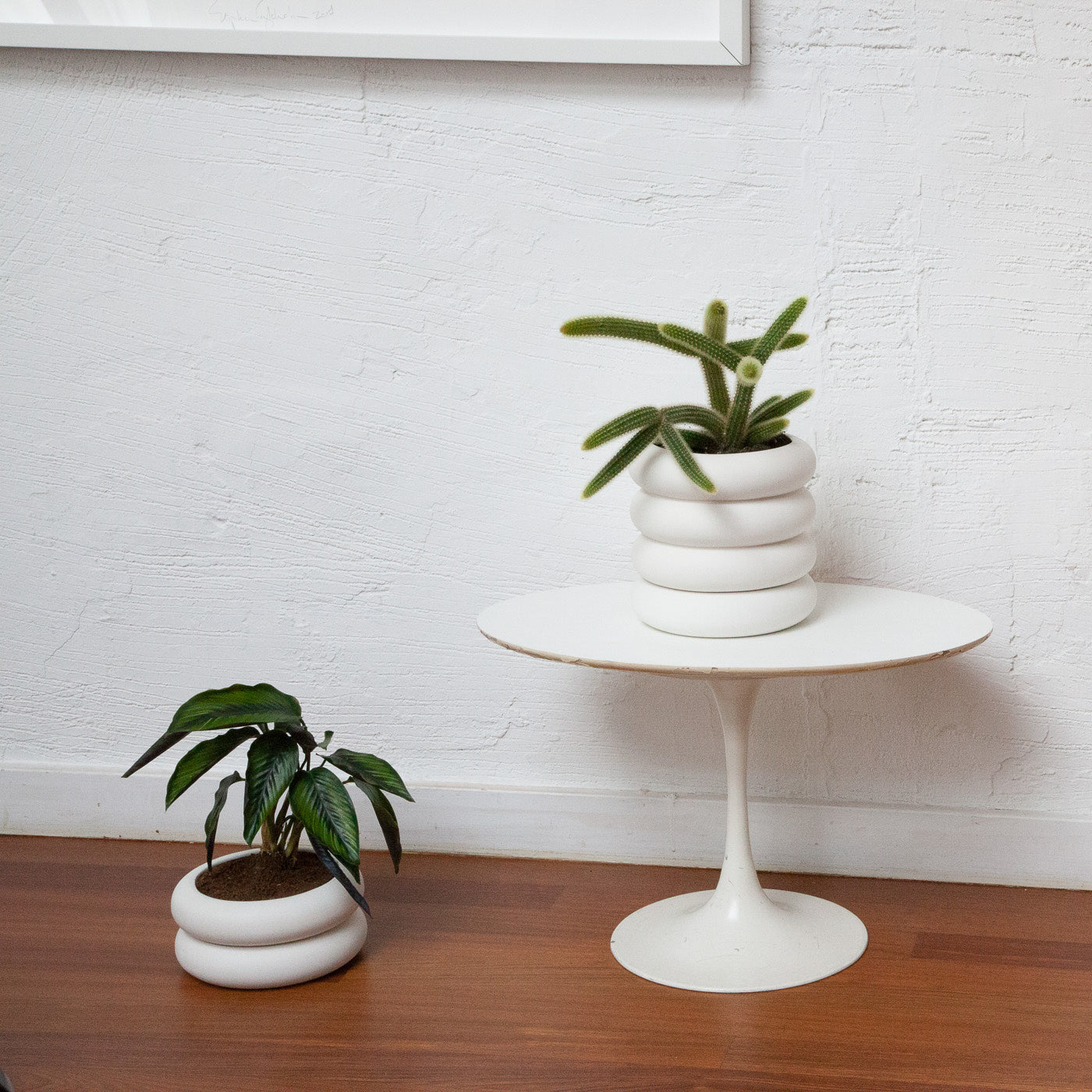 Stacked Stoneware Pots – Short