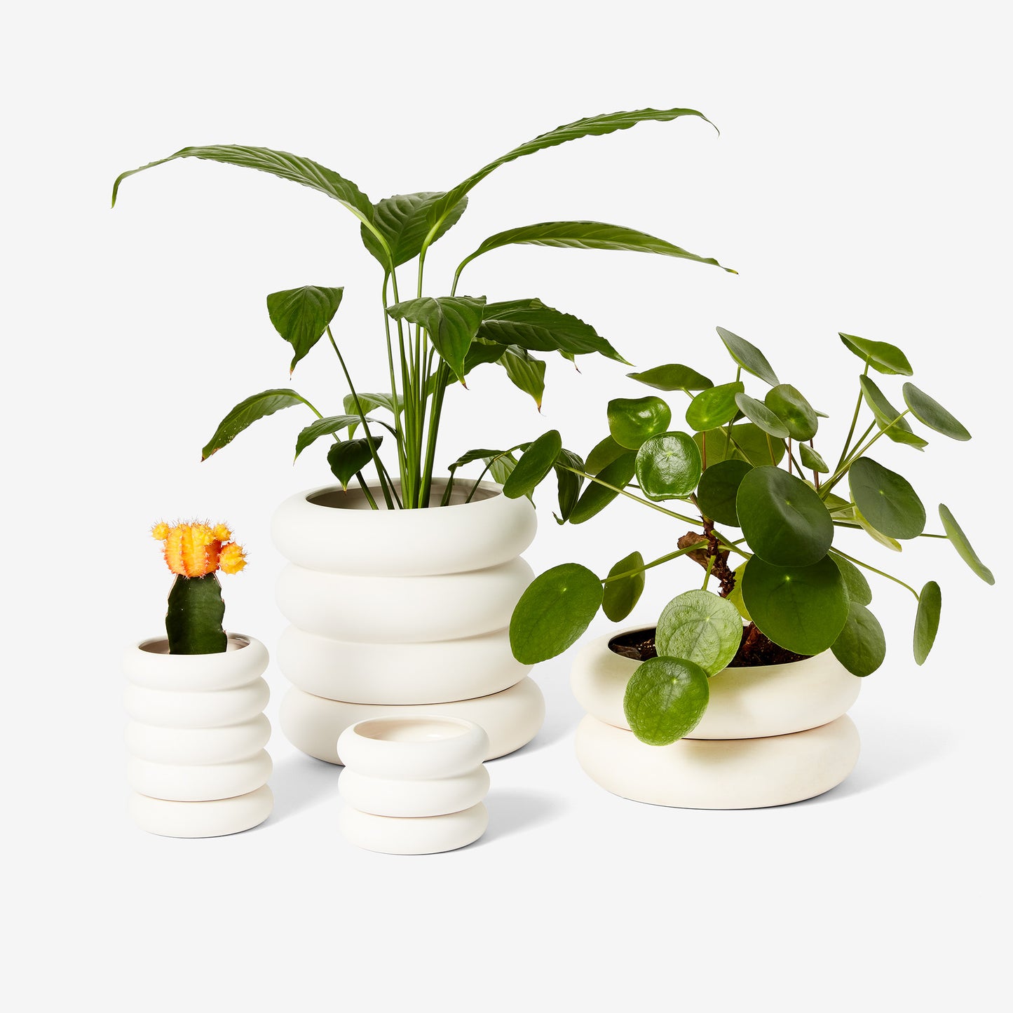Stacked Stoneware Pots – Short