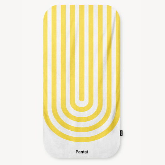 Lemon rainbow eco-friendly beach towel