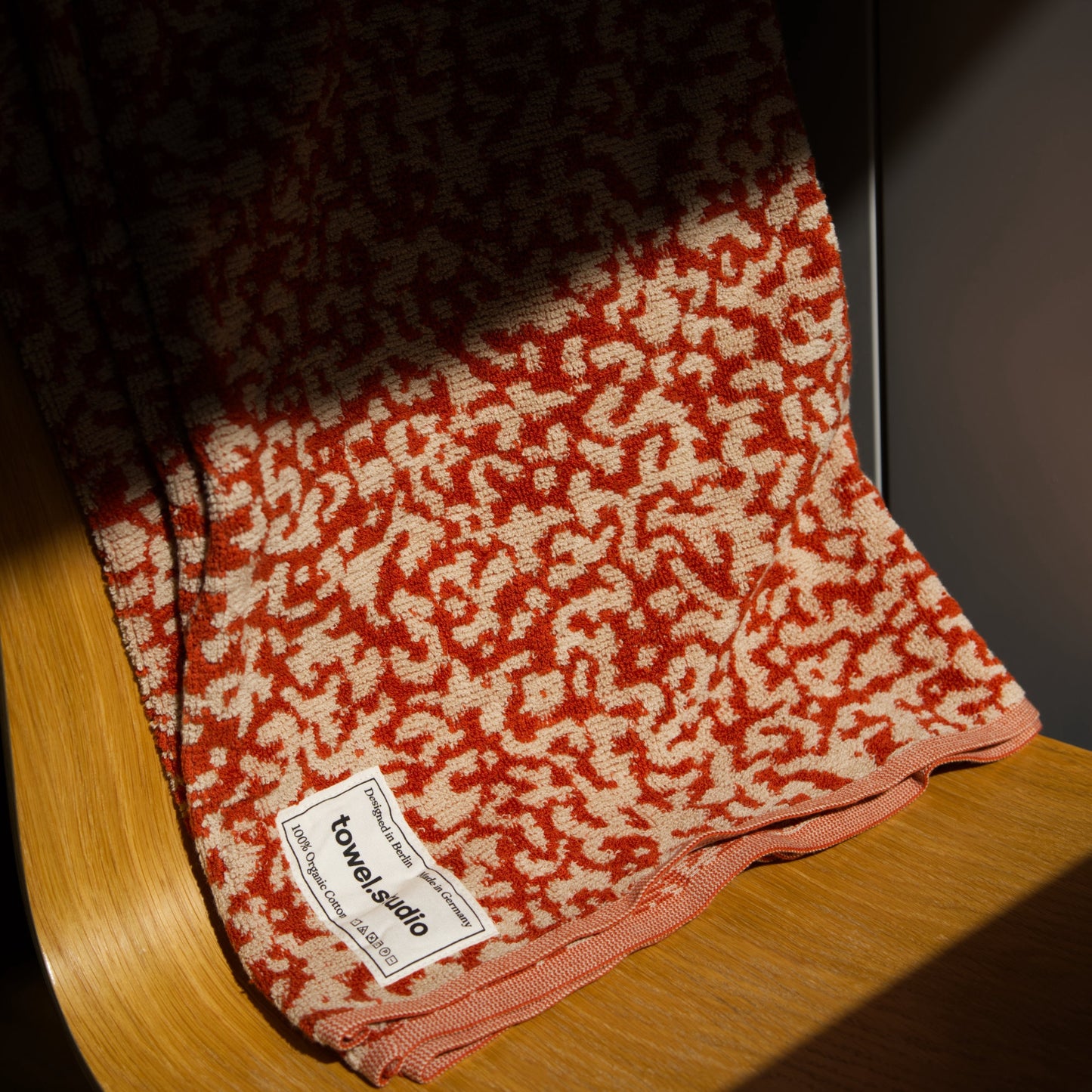 Camouflage Noise Organic Cotton Bath Towel