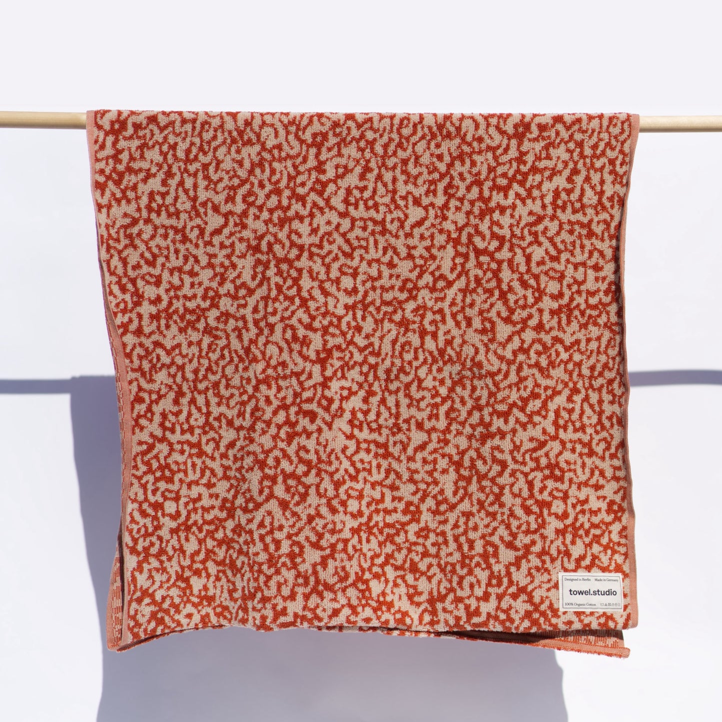 Camouflage Noise Organic Cotton Bath Towel